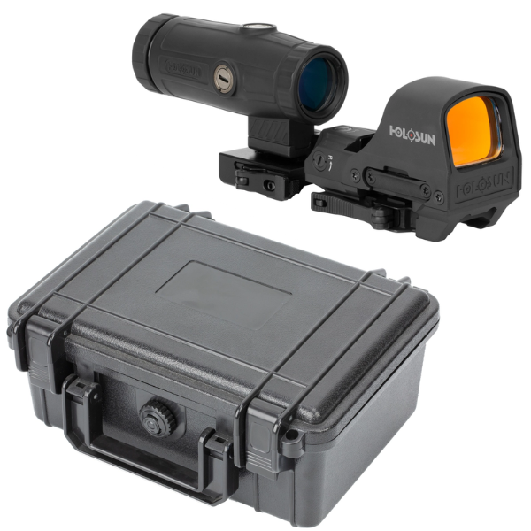 KIT MIRA HOLOGRAFICA 2 MOA ROJO Y TELESCOPICA 3X HS510C/HM3X